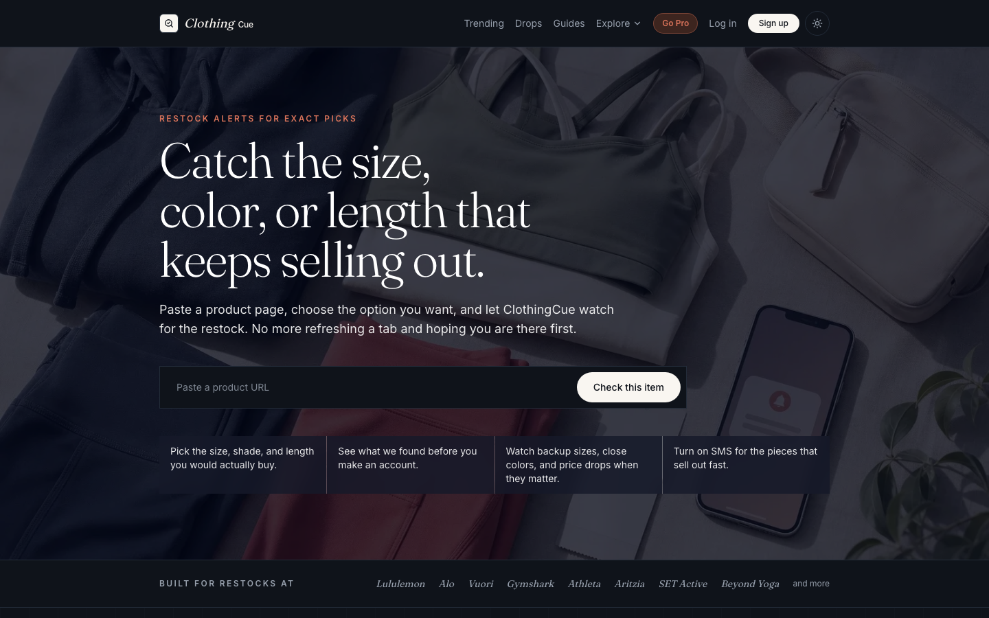 ClothingCue screenshot